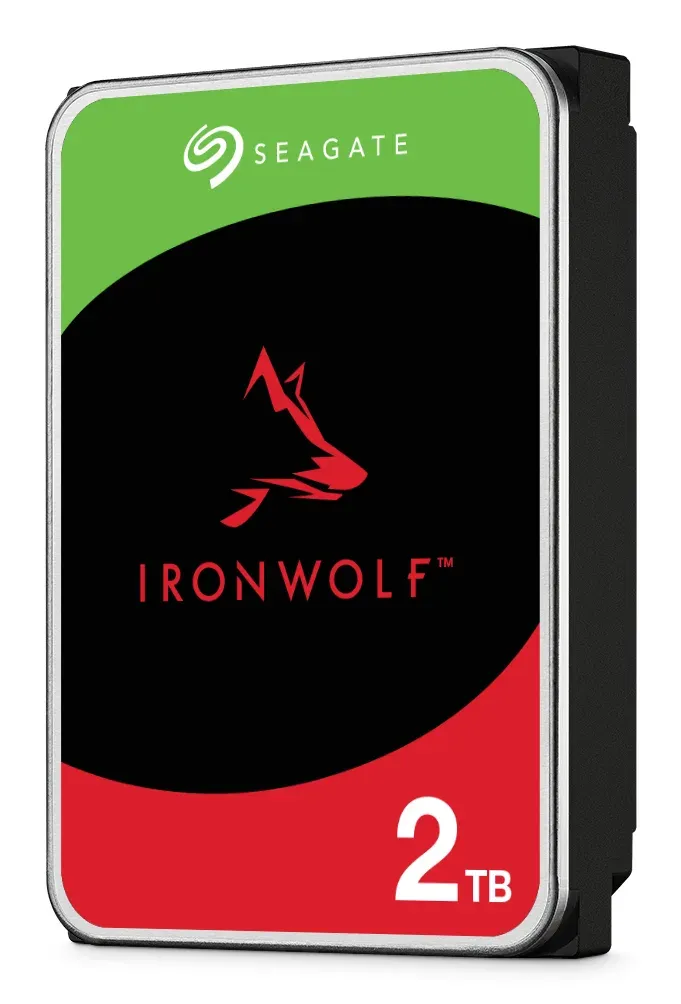 SEAGATE ST2000VN003 hdd IronWolf 2TB CMR 5400rpm 256MB NAS HDD 24x7 1-8bay 180MB/s 3.5 RAID SATA3-6Gbps