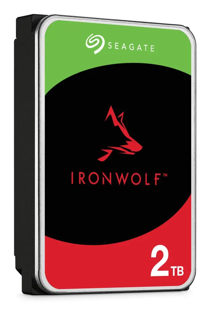 SEAGATE ST2000VN003 hdd IronWolf 2TB CMR 5400rpm 256MB NAS HDD 24x7 1-8bay 180MB/s 3.5 RAID SATA3-6Gbps