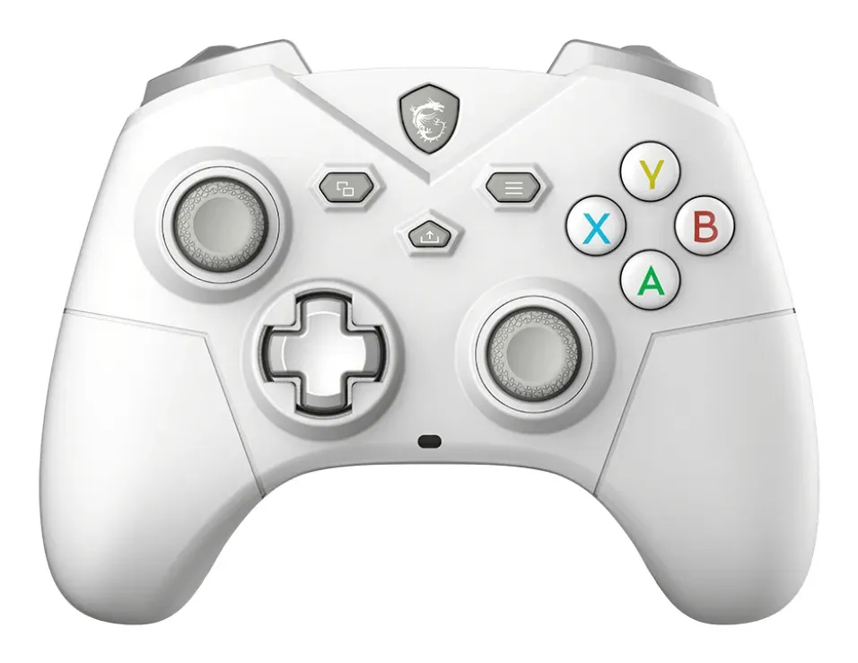 MSI gamepad FORCE GC300 Wireless White/ bezdrátový/ 2,4GHz/ Bluetooth/ USB-C/ pro PC, Android/ bílý