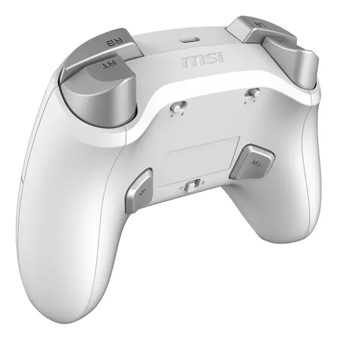MSI gamepad FORCE GC300 Wireless White/ bezdrátový/ 2,4GHz/ Bluetooth/ USB-C/ pro PC, Android/ bílý