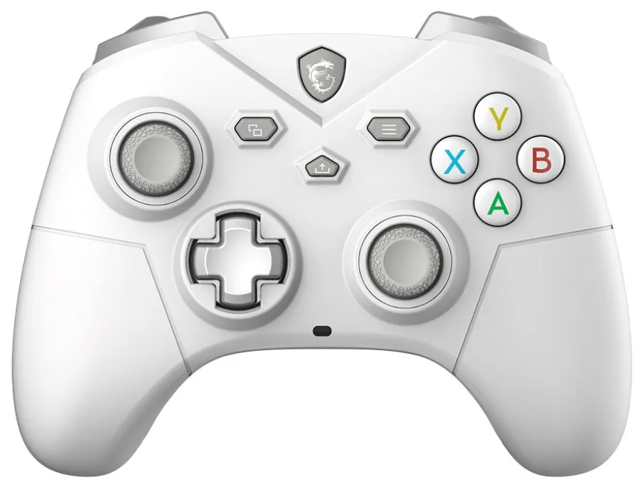MSI gamepad FORCE GC300 Wireless White/ bezdrátový/ 2,4GHz/ Bluetooth/ USB-C/ pro PC, Android/ bílý