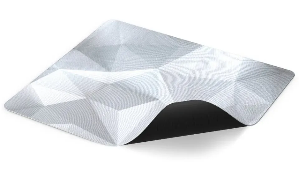 Endorfy Crystal Onyx White L Podložka pod myš, herní, 450×400×3mm, voděodolná, b