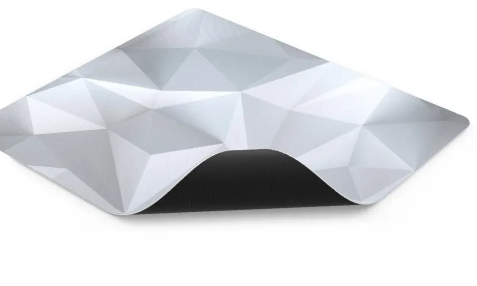 Endorfy Crystal Onyx White L Podložka pod myš, herní, 450×400×3mm, voděodolná, b