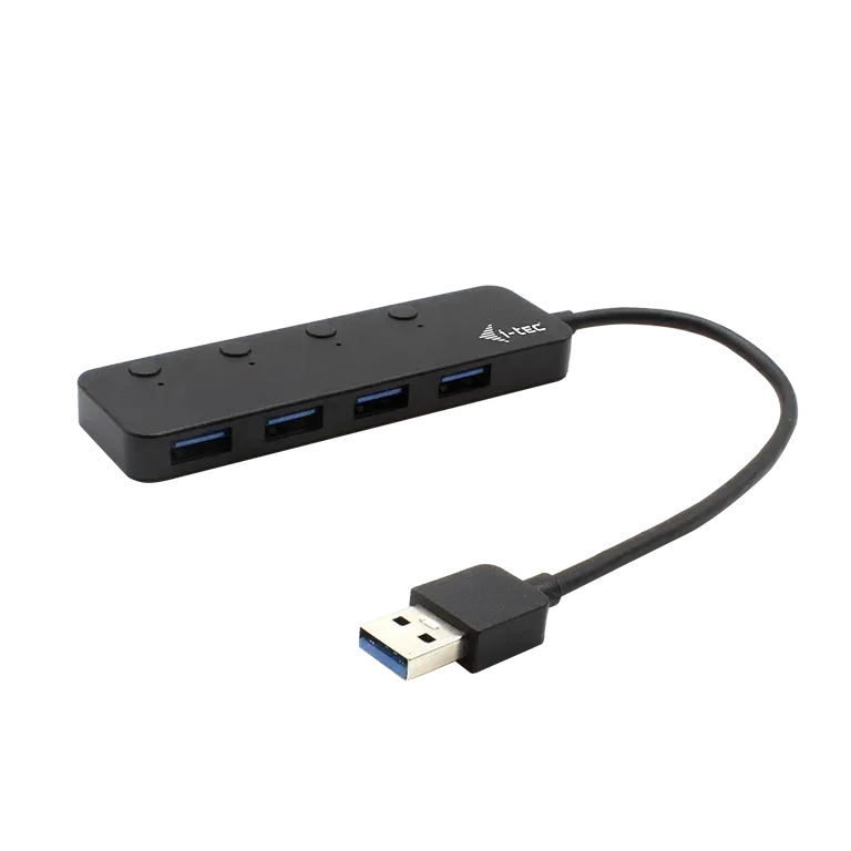 i-tec USB 3.0 Metal HUB 4 Port with individual On/Off Switches
