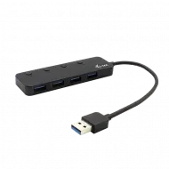 i-tec USB 3.0 Metal HUB 4 Port with individual On/Off Switches