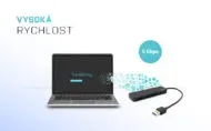 i-tec USB 3.0 Metal HUB 4 Port with individual On/Off Switches
