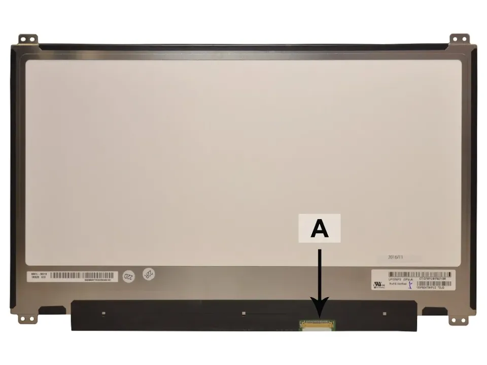 2-Power náhradní LCD panel pro notebook 13.3 1920x1080 WUXGA Full HD matný IPS