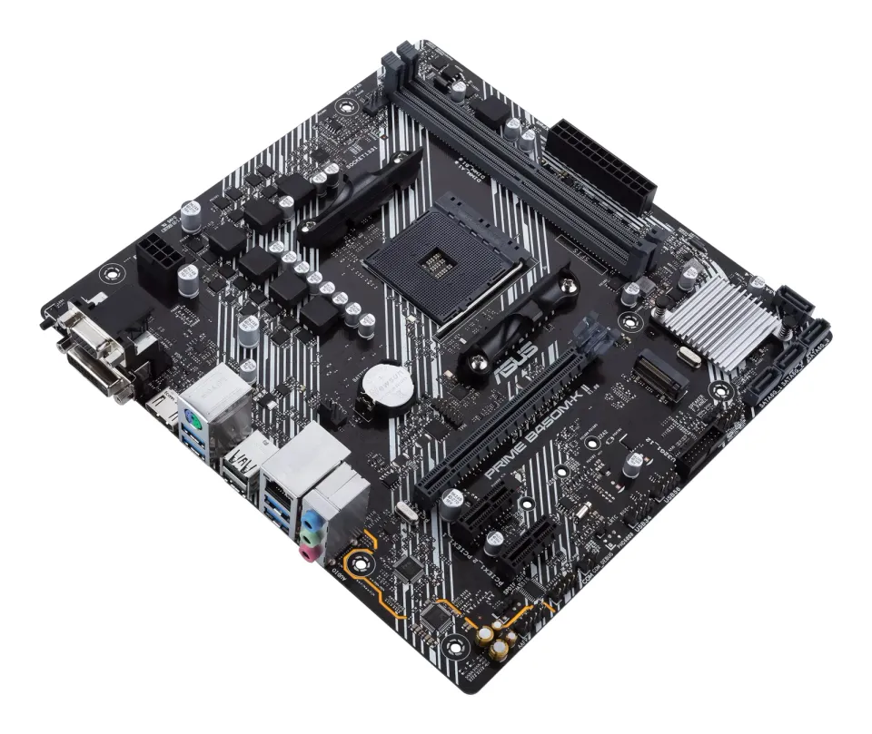 ASUS MB Sc AM4 PRIME B450M-K II, AMD B450, 2xDDR4, 1xHDMI, 1xDVI, 1xVGA, mATX