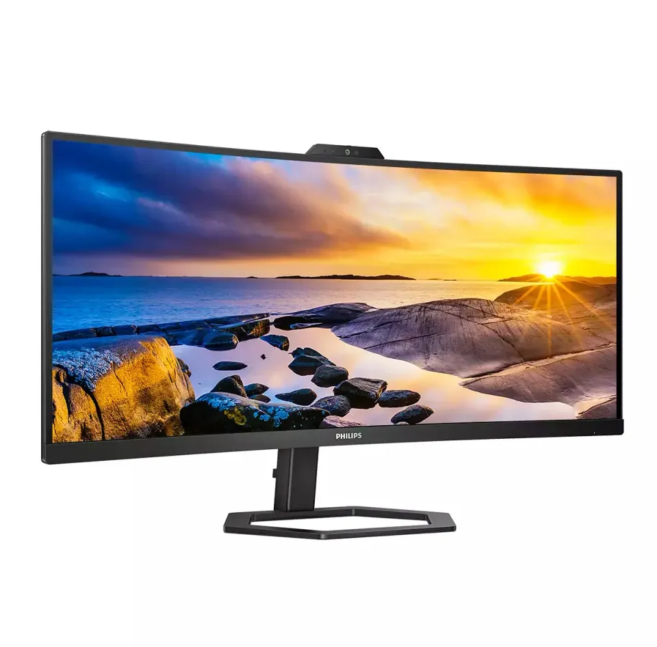 Philips MT VA LED 34" 34E1C5600HE/00 - VA panel, 3440x1440, HDMI, DP, USB-C, USB, repro, nast vysky, webcam
