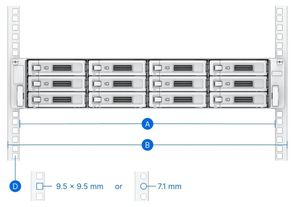 SYNOLOGY sada ližin RKS-02, posuvné ližiny pro rackové servery Synology