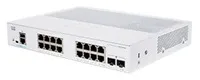 Cisco switch CBS250-16T-2G (16xGbE,2xSFP,fanless)