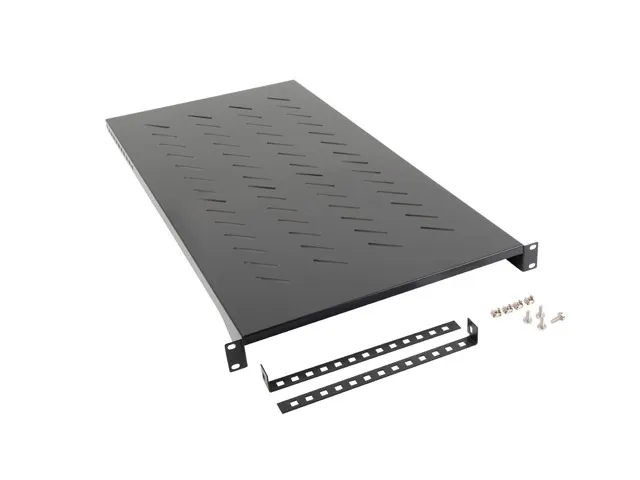 LANBERG 19" PEVNÁ POLICE 1200 MM ČERNÁ (1U/483X910 MM MAX. NOSNOST DO 25 KG, 4BODOVÁ MONTÁŽ)