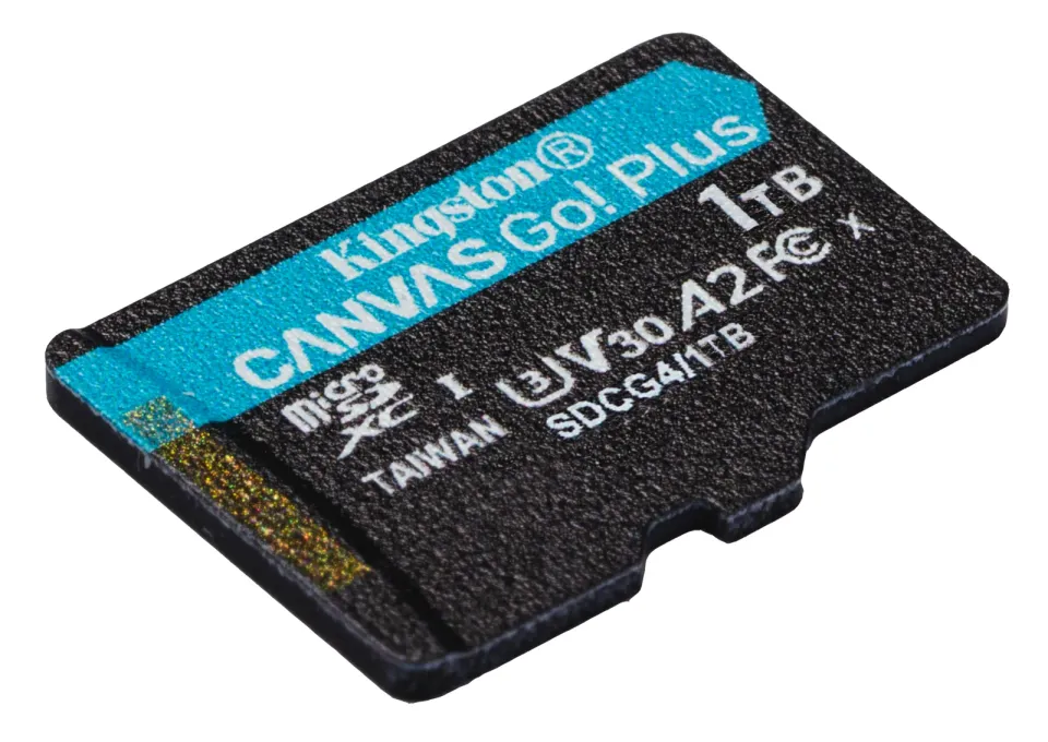 KINGSTON 1TB microSDXC Canvas Go Plus Gen4 200MB/s A2 U3 V30 Card bez adaptéru