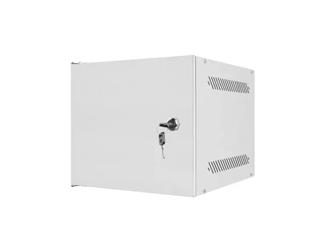 LANBERG RACKOVÁ SKŘÍŇ 10" NÁSTĚNNÁ 4U/280X310 PRO VLASTNÍ MONTÁŽ S KOVOVÝMI DVEŘMI ŠEDÁ -FLAT PACK