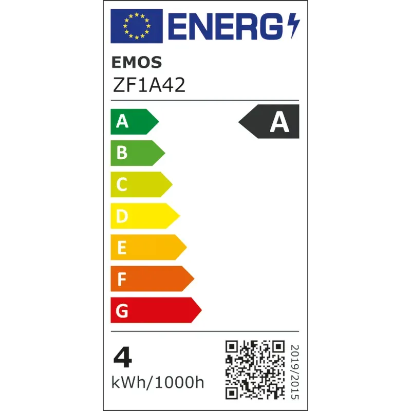 EMOS LED FLM MINI GL 3,8W(60W) 806lm E14 WW A CLAS