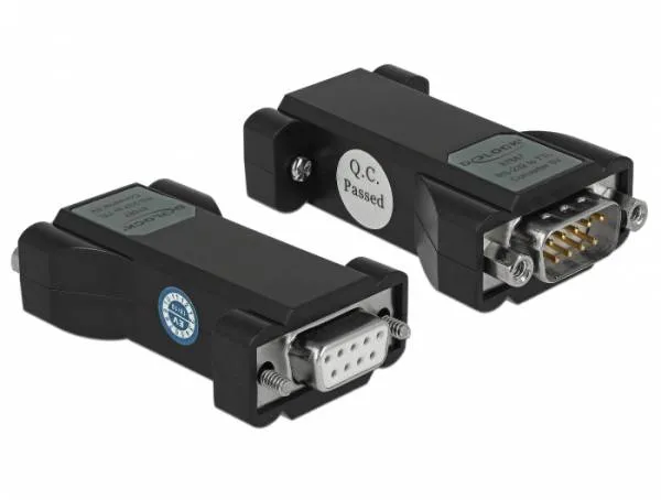 Delock Konvertor z 1 x sériového rozhraní RS-232 DB9 samice na 1 x sériové rozhr