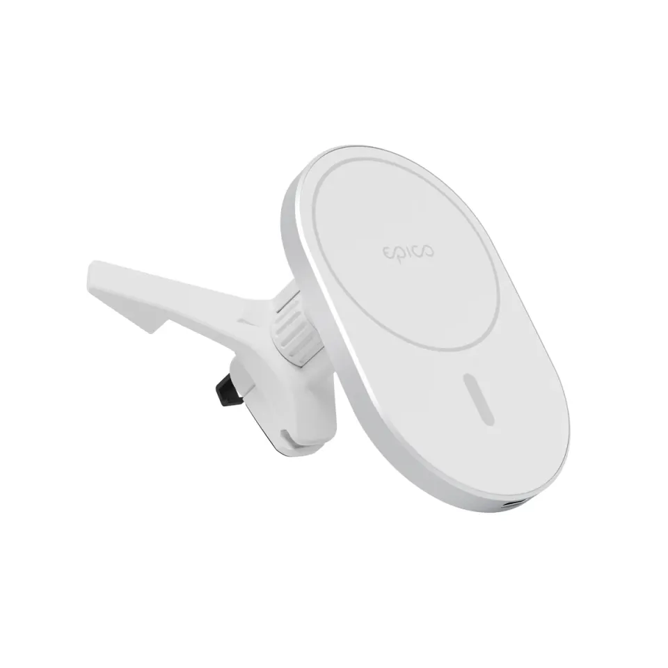 Epico Ellipse MagSafe Car Charger - stříbrná