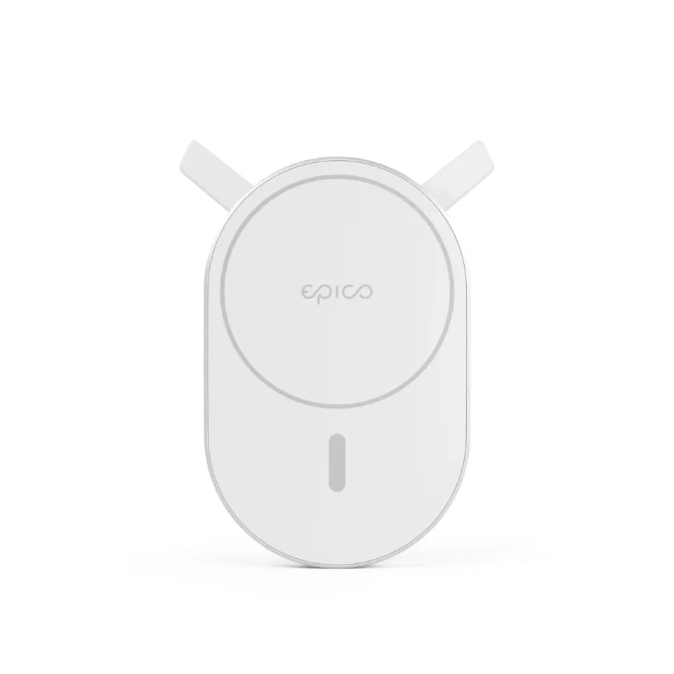 Epico Ellipse MagSafe Car Charger - stříbrná
