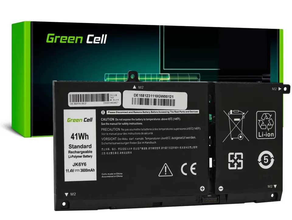 Green Cell Battery YRDD6 1VX1H to Dell Latitude 3510 Inspiron 5501 5301 5505 540