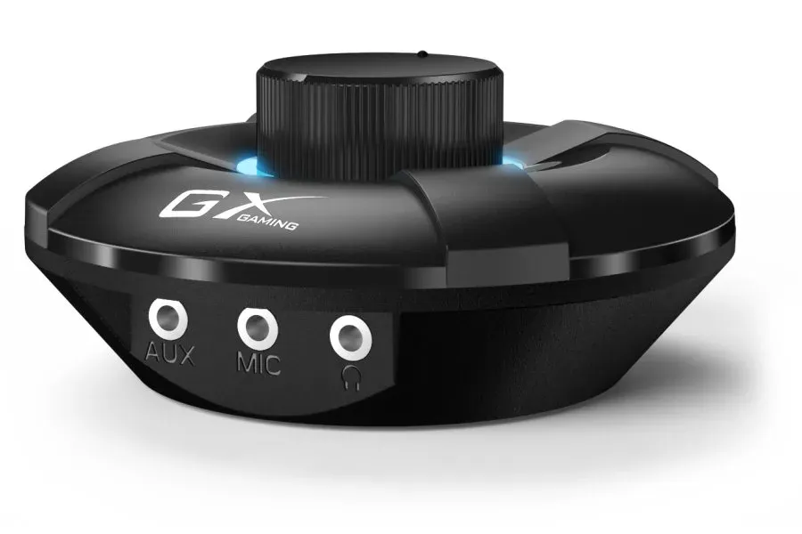 Genius repro GX GAMING SW-G2.1 1000, herní, podsvícené, 2.1, 26W, černo-modré
