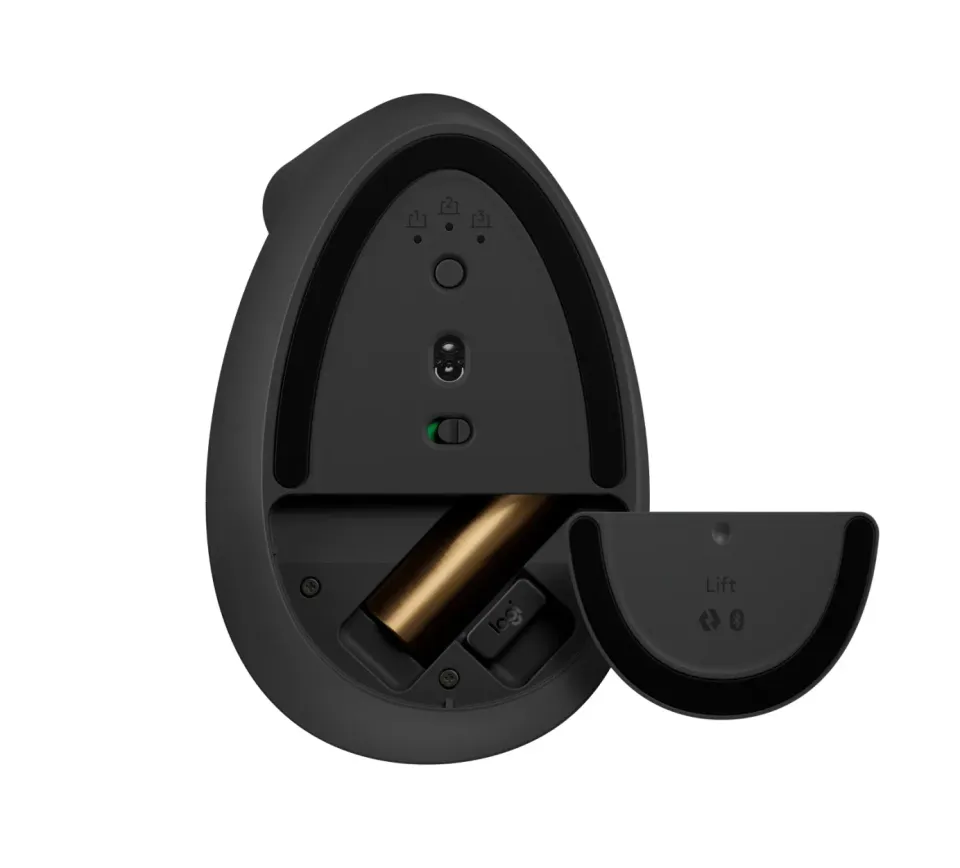 Logitech Lift Vertical Ergonomic Mouse - Grafitová pro LEVÁKY, 400-4000dpi, 6 tl