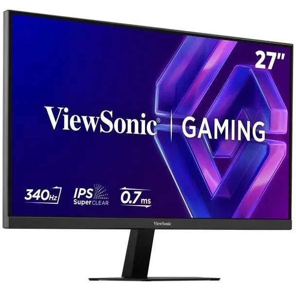 ViewSonic VX2738-2K 27" IPS QHD 2560x1440 flat 0.7ms MPRT 340Hz gaming monitor, 2 HDMI, DisplayPort, úzký rámeček