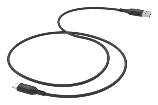 Univerzální kabel USB-A/USB-C 2m černý