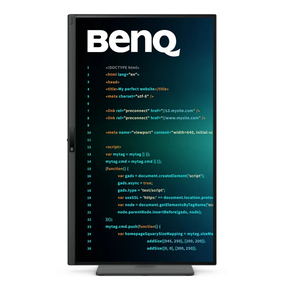 BENQ 27" LED RD270Q/ 2560x1600/ IPS panel/ 1300:1/ 5ms/ HDMI/ DP/USB-C/Pivot/výškově nast./ eye care features/ černý
