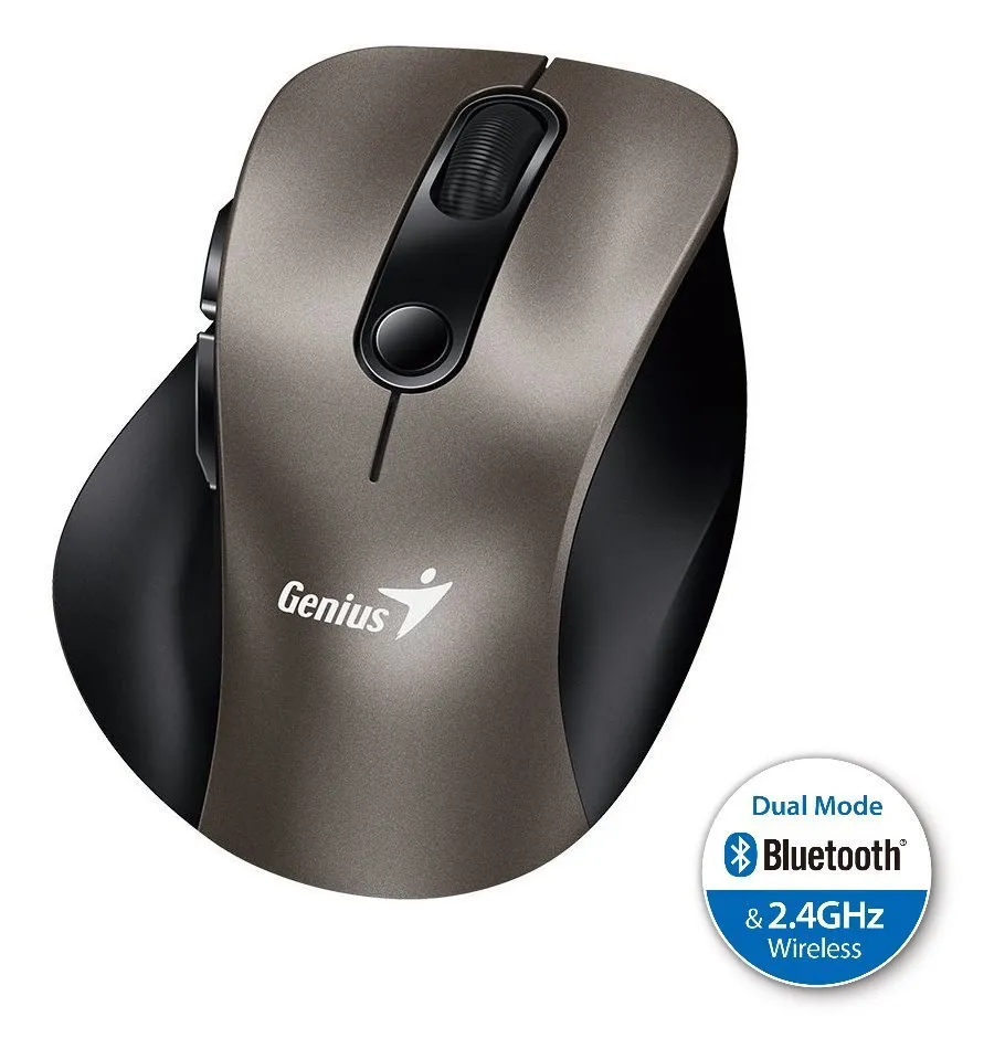 Genius Ergo 9000S, Myš, bezdrátová, optická, 2400DPI, 6 tlačítek, Bluetooth, 2.4 (31030038402)