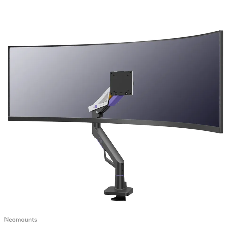 Neomounts DS70-256BL1 ACE Gaming Desk Mount, single display up to 57" (Topfix clamp/grommet)