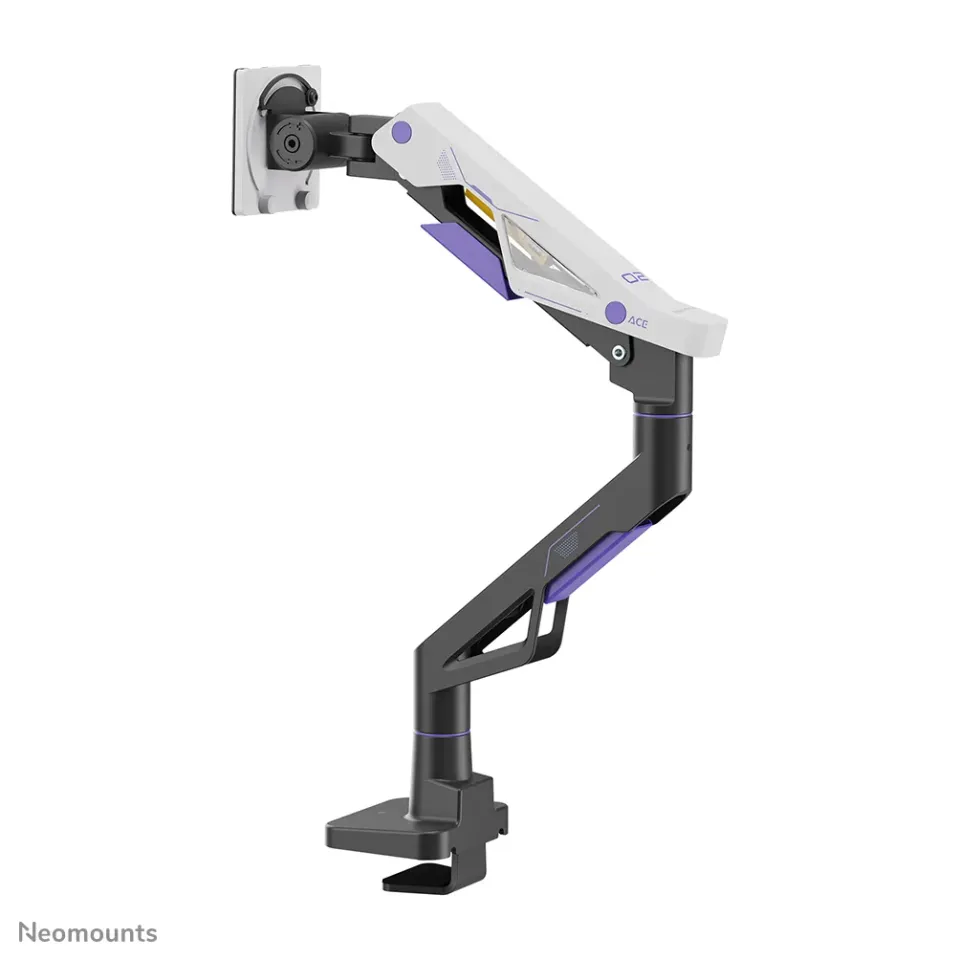 Neomounts DS70-256BL1 ACE Gaming Desk Mount, single display up to 57" (Topfix clamp/grommet)