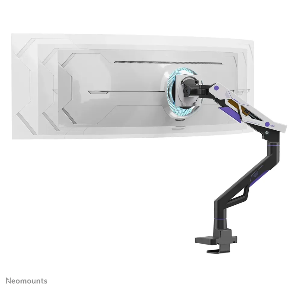 Neomounts DS70-256BL1 ACE Gaming Desk Mount, single display up to 57" (Topfix clamp/grommet)