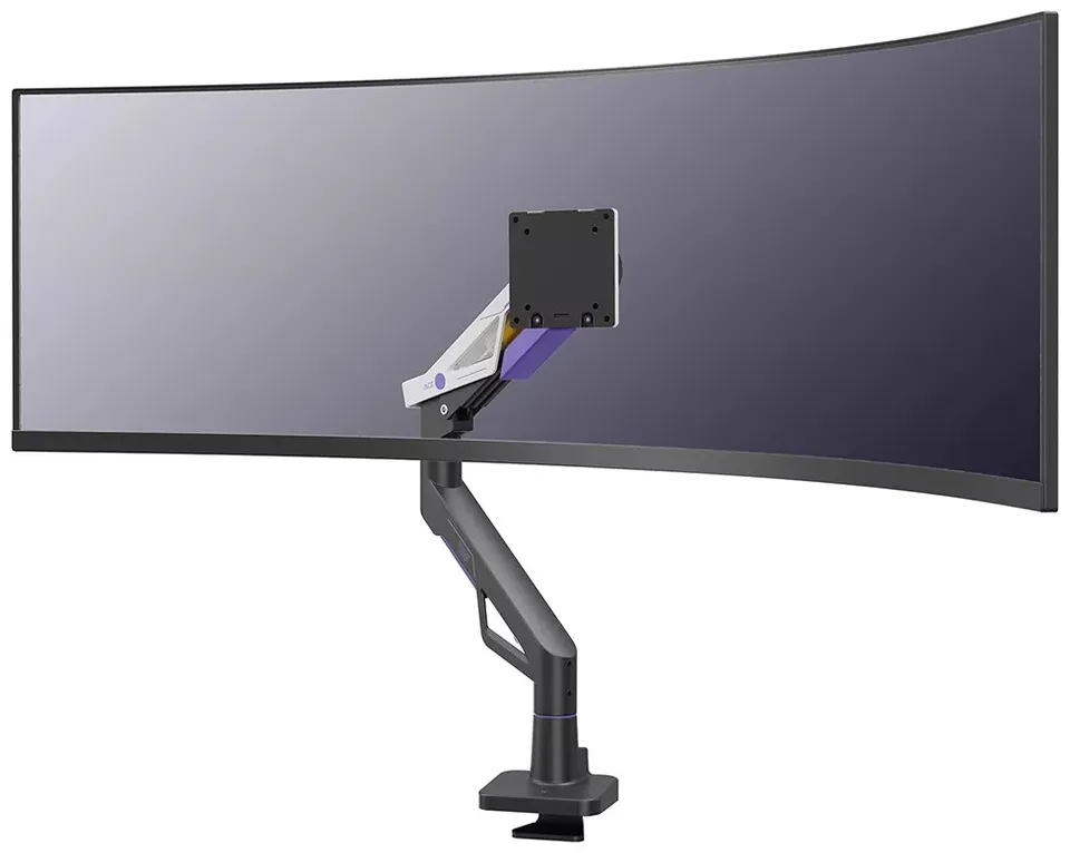 Neomounts DS70-256BL1 ACE Gaming Desk Mount, single display up to 57" (Topfix clamp/grommet)