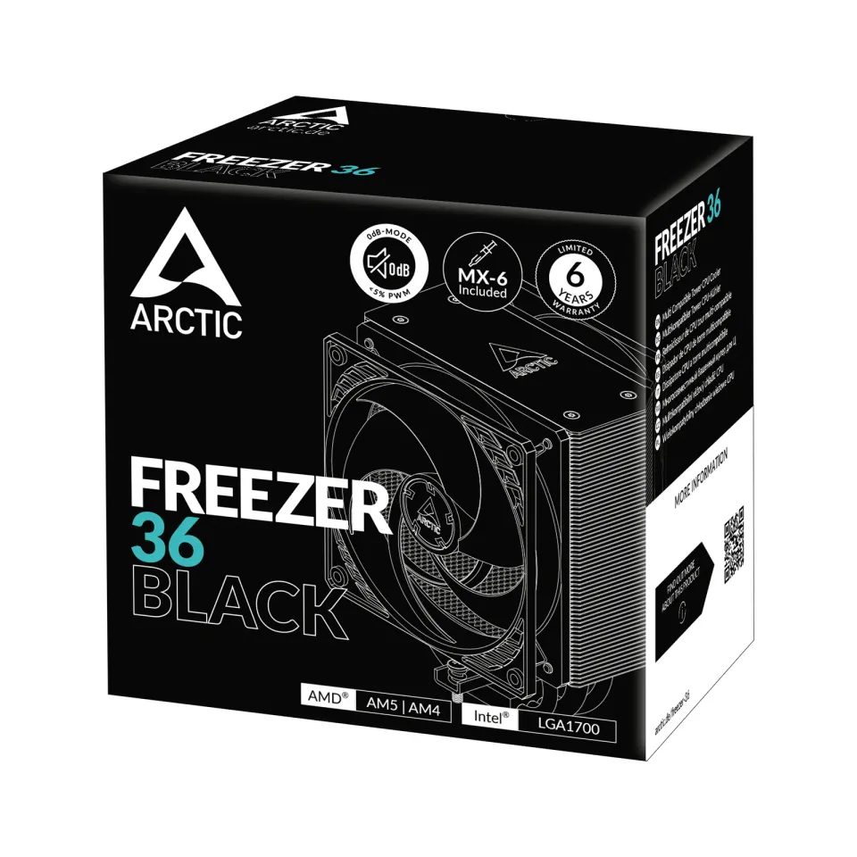 ARCTIC Freezer 36 Black chladič CPU