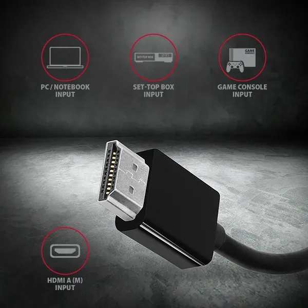 AXAGON RVH-VGN, HDMI -> VGA AKTIVNÍ redukce / adaptér, FullHD, 1920*1200