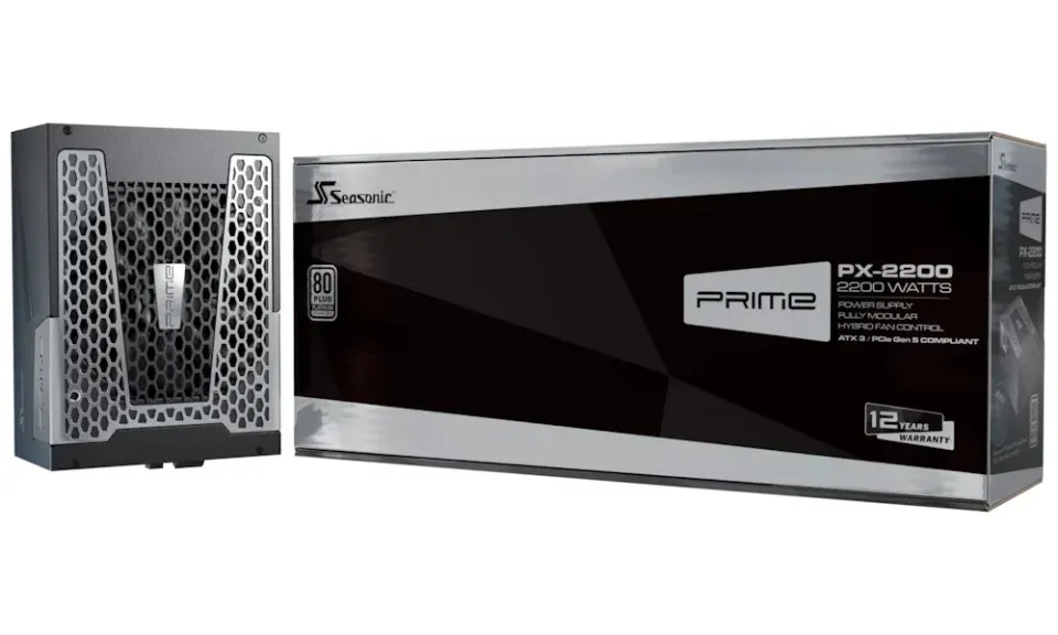 SEASONIC zdroj 2200W Prime PX-2200, ATX 3, 80+ Titanium