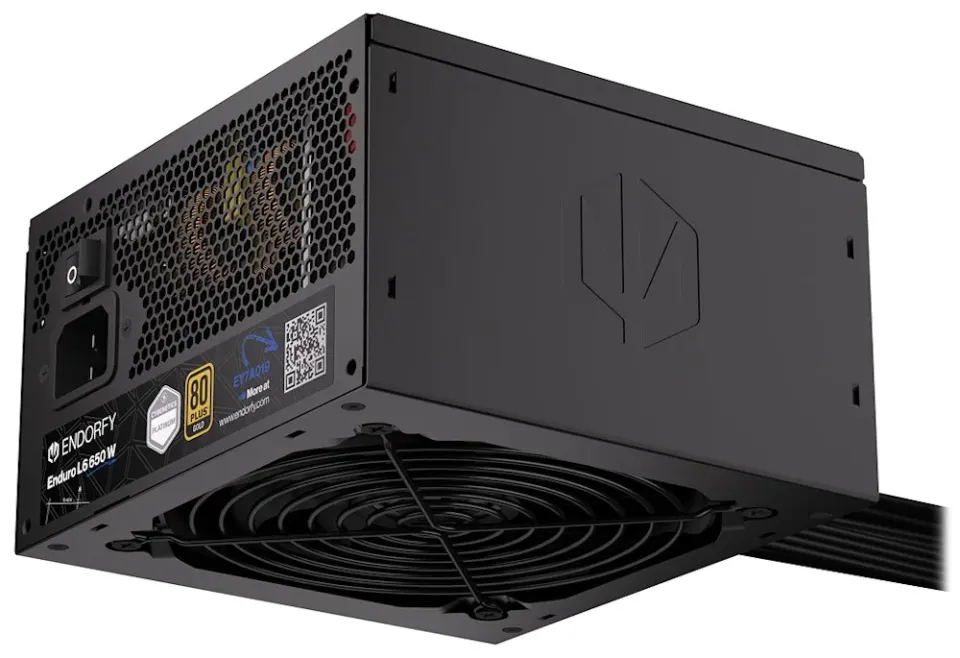 Endorfy Enduro L6 650W, Zdroj, ATX 3.1, 650W, aktivní PFC, 120mm ventilátor, PCI