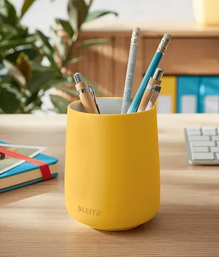 LEITZ Kelímek na tužky Cosy, teplá žlutá
