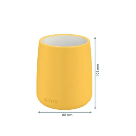 LEITZ Kelímek na tužky Cosy, teplá žlutá