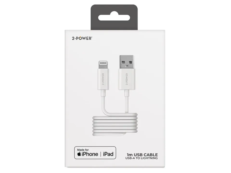 2-Power kabel USB-A to Lightning, 1M