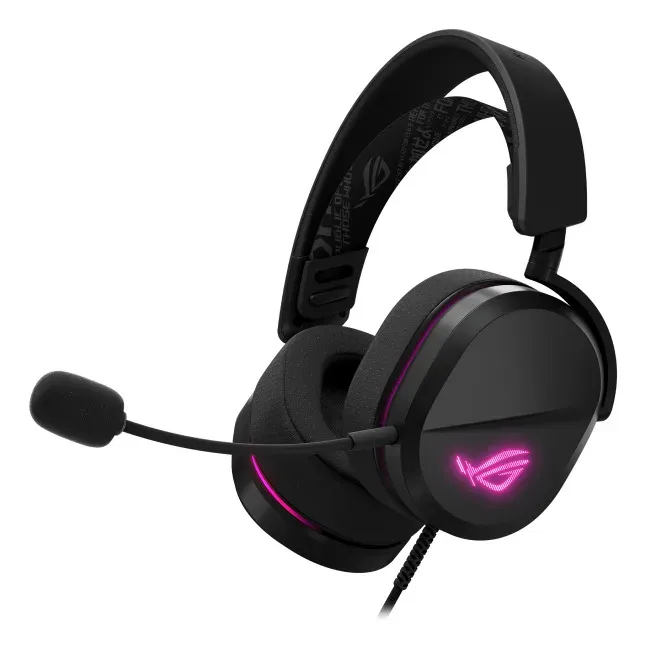 ASUS sluchátka ROG Pelta Core, USB-C, ARGB, černá