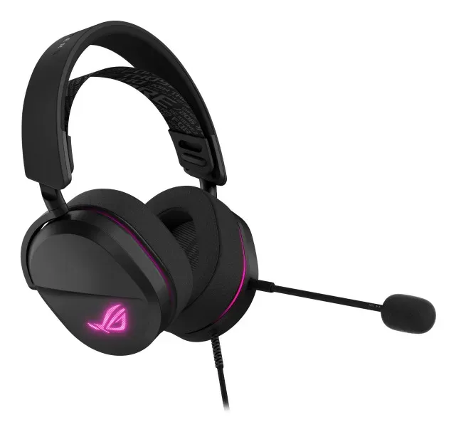 ASUS sluchátka ROG Pelta Core, USB-C, ARGB, černá
