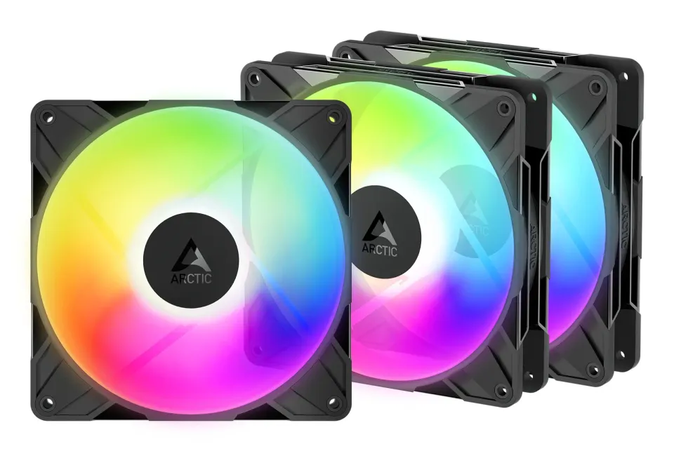 ARCTIC P14 Pro A-RGB Reverse Value pack (3 ks) ventilátor - 140mm, black