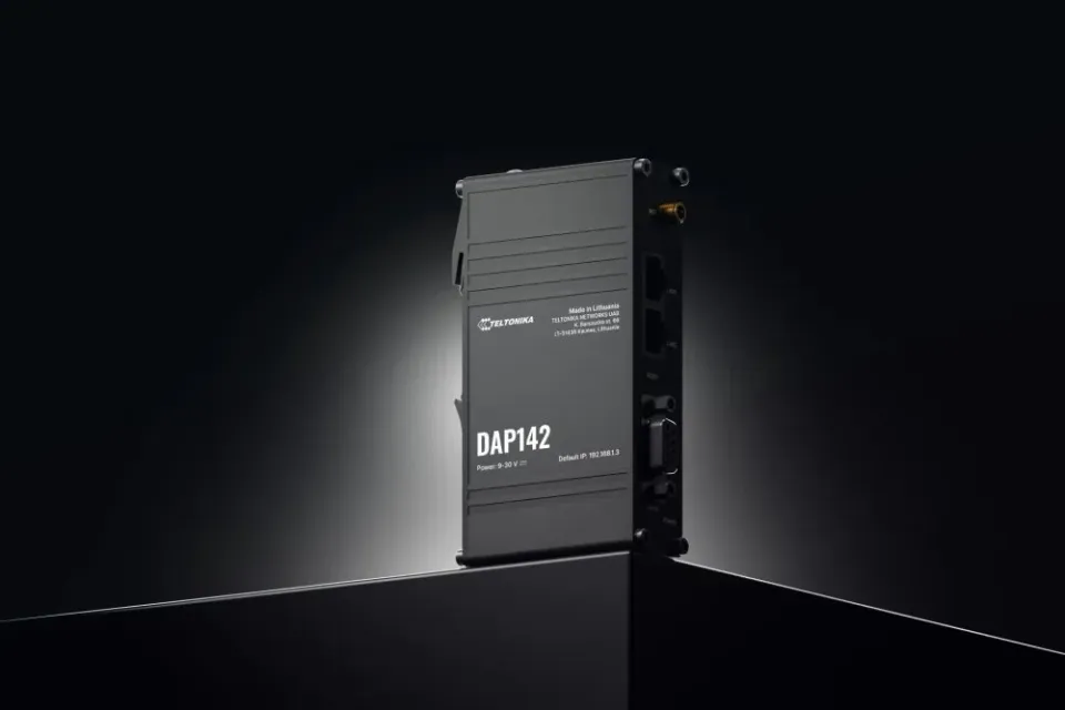 Teltonika DAP142 průmyslový bezdrátový Acces point, RS232, WiFi 4, Mesh (802.11s), 2x RJ45