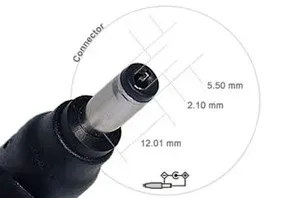 DCSV21 DC napájecí konektor 2.1mm se svorkovnicí - male