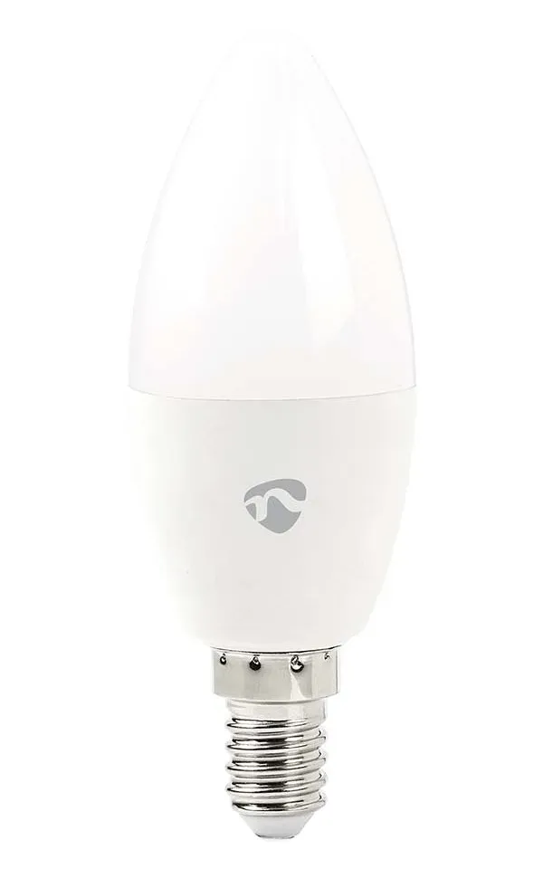 Nedis ZBLC10E14 - SmartLife Plnobarevná Žárovka| E14 | 4,9 W | 470 lm | RGB / Te