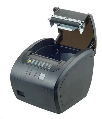 Birch CPQ5 Pokladní tiskárna s řezačkou, 300 mm/sec, RS232+USB+LAN, černá, tisk v českém jazyce