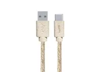 WG - Datový kabel Type-C (male) na USB-A (male), 2 metry, konopný ECO