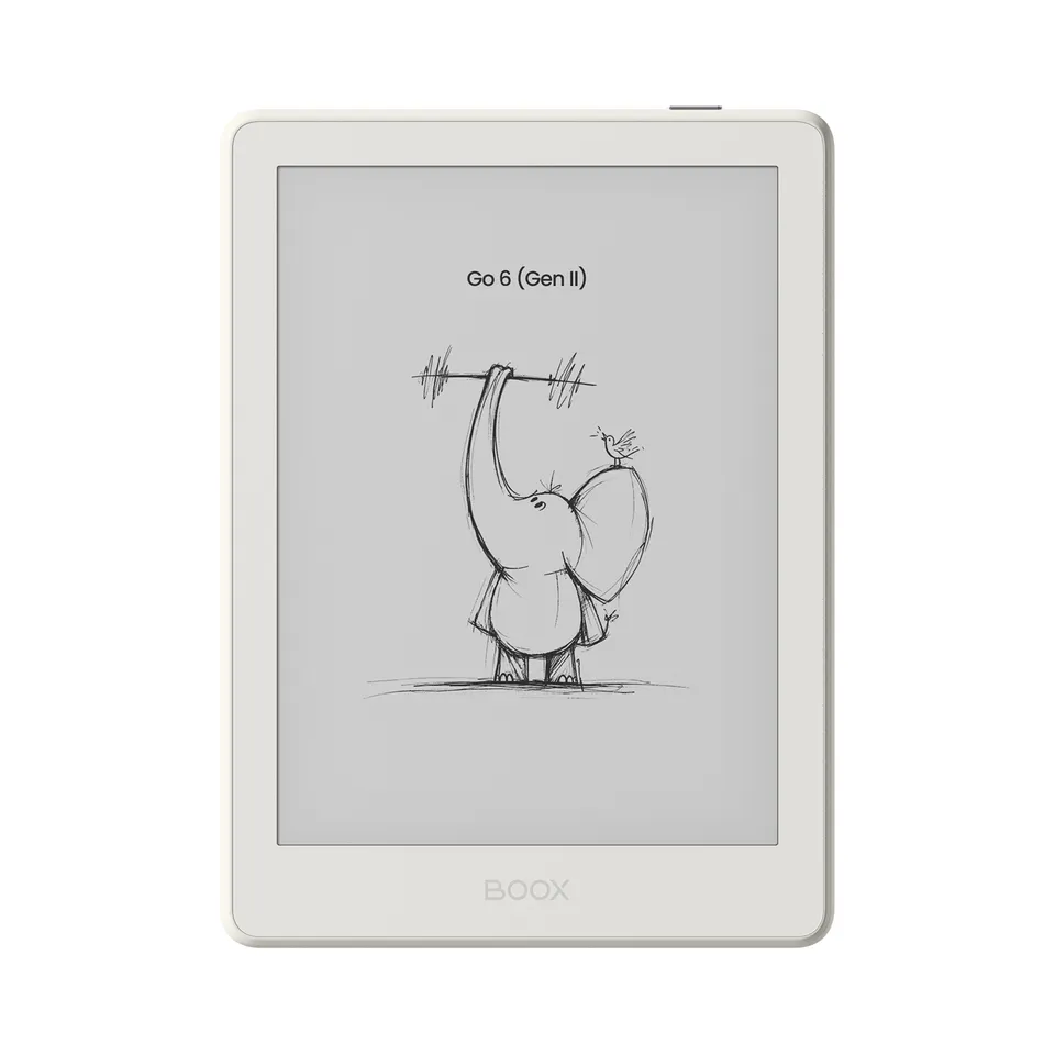 E-book ONYX BOOX GO 6 (Gen II), shell, 6" Carta 1300, 32GB, Bluetooth, Android 11, E-ink displej