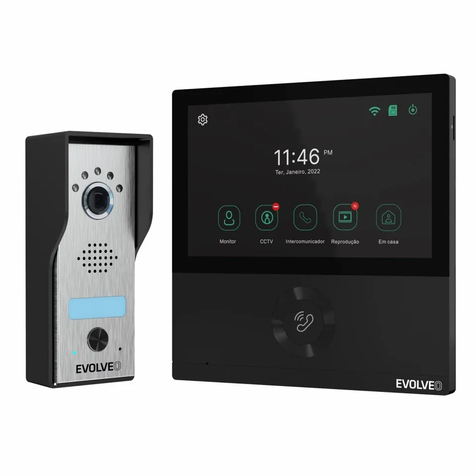 EVOLVEO DoorPhone AHD7, Sada domácího WiFi videotelefonu s ovládáním brány nebo